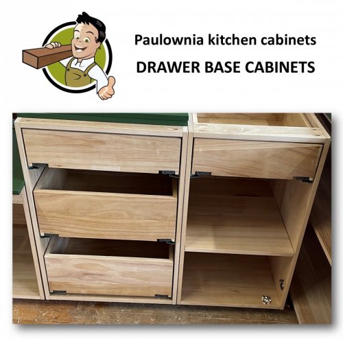 Paulownia Sample Drawer Cabinet