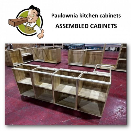 Paulownia Sample Base Cabinet