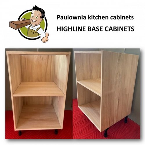 Paulownia Sample Base Cabinet