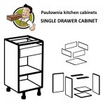 Paulownia Sample Drawer Cabinet