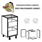 Paulownia Sample Drawer Cabinet
